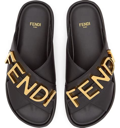 fendi black satin slides|women fendi sandals outfit ideas.